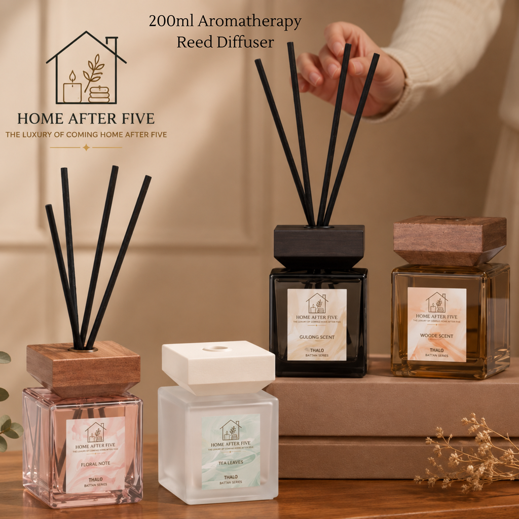 Aromatherapy Reed Diffuser Set — Long-Lasting Home Fragrance