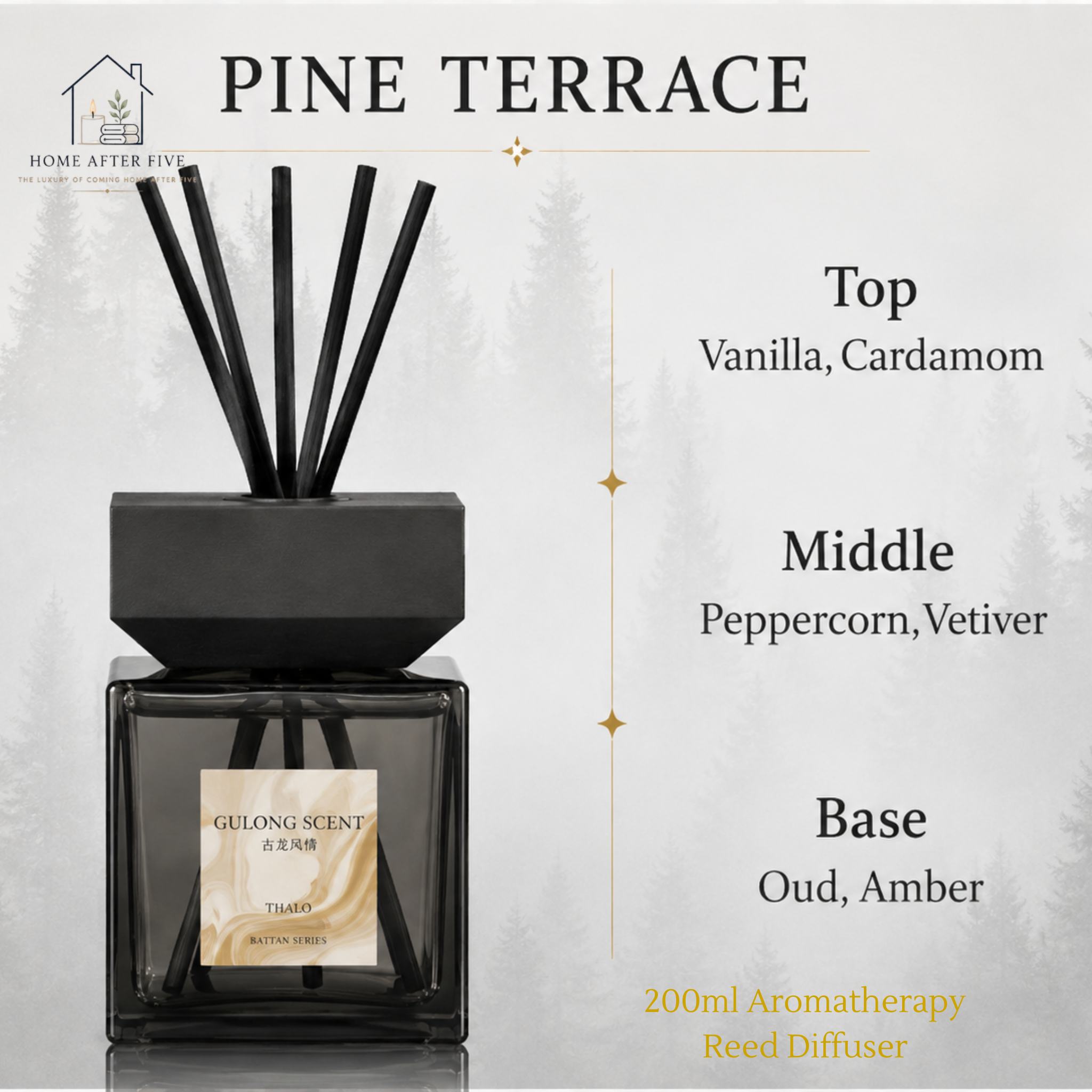 Aromatherapy Reed Diffuser Set — Long-Lasting Home Fragrance