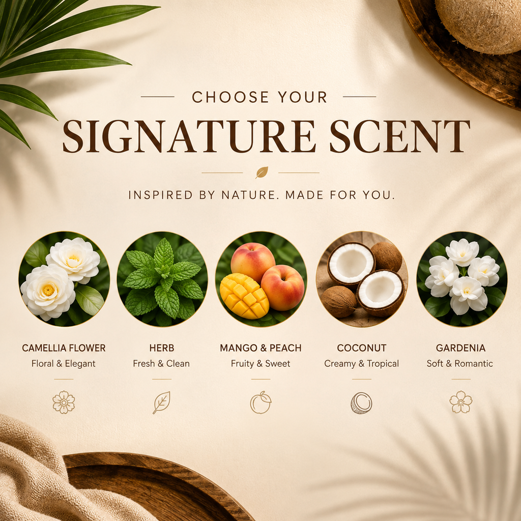 Botanical Soy Candle | Coconut Shell Collection