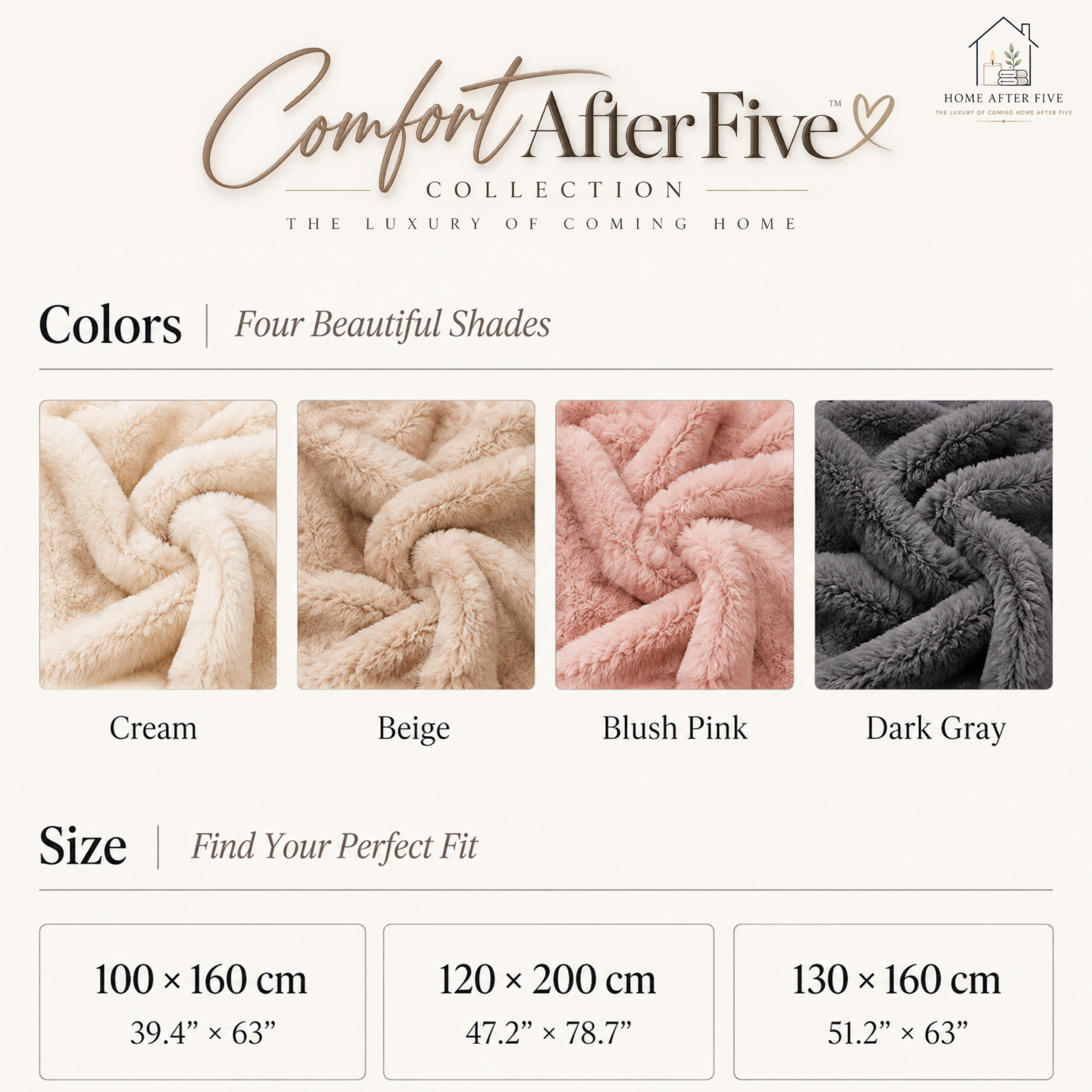 Cloud Plush Faux Fur Throw Blanket | Home After Five