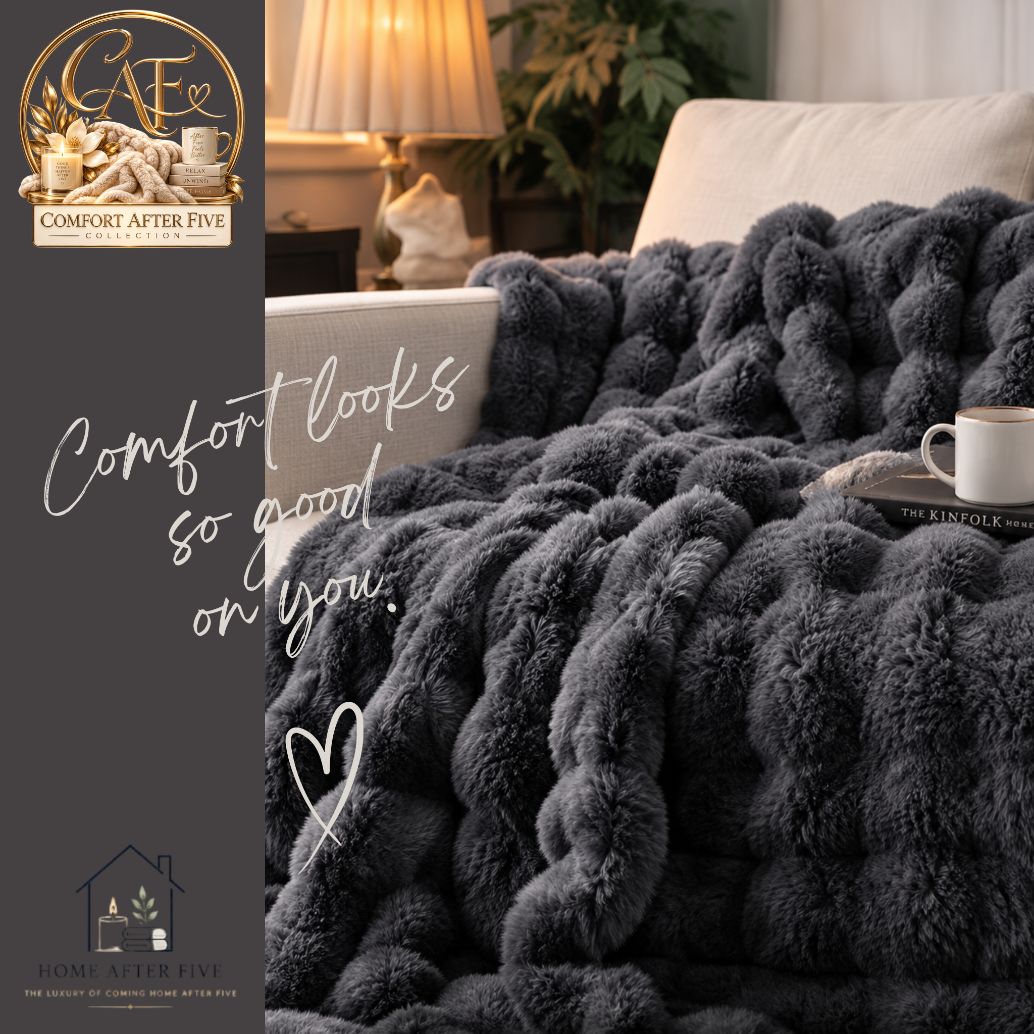 Cloud Plush Faux Fur Throw Blanket | Home After Five