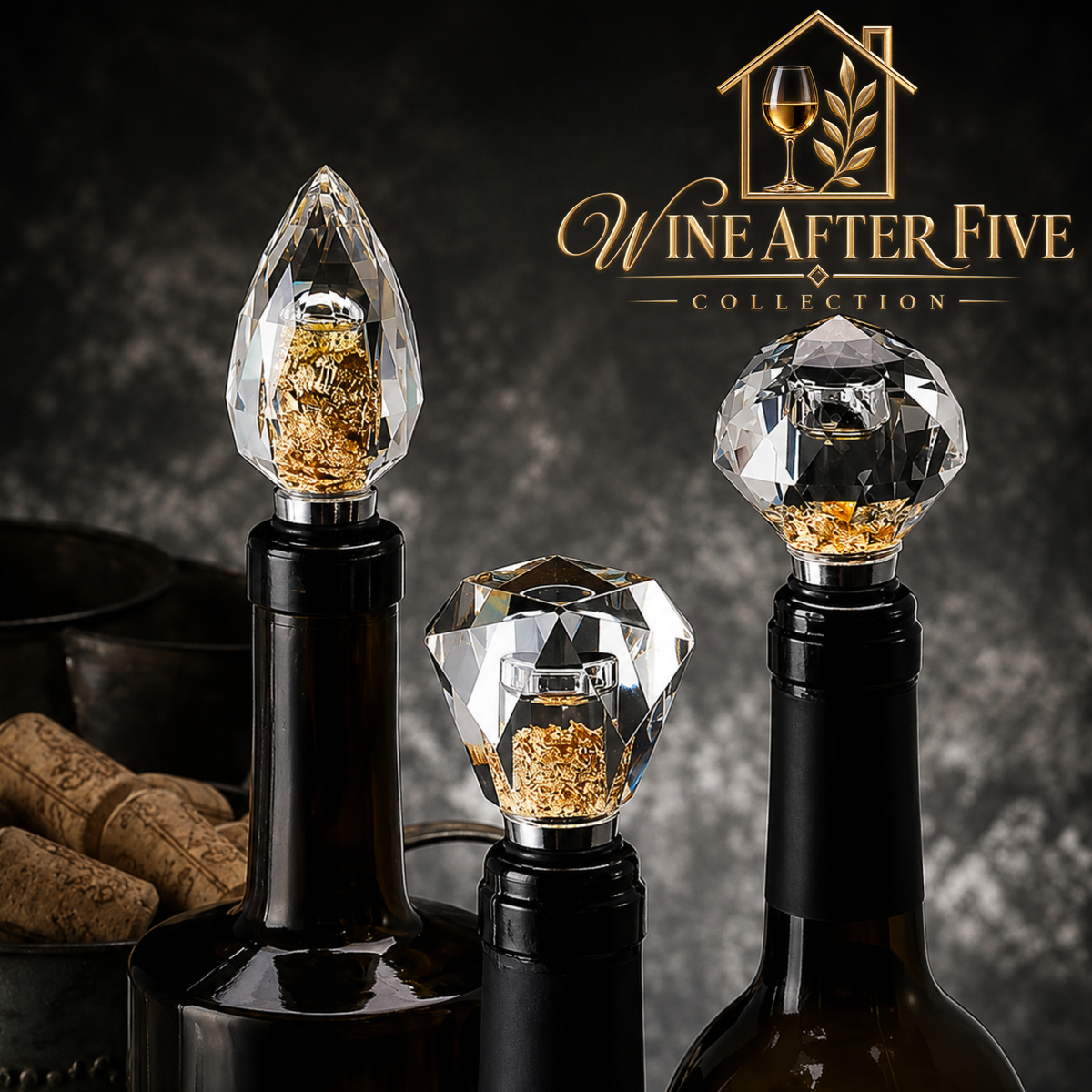 Luxury Crystal Wine Stopper