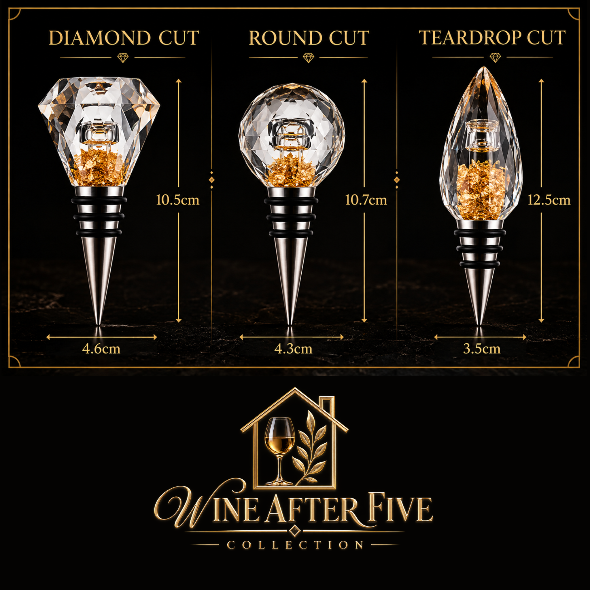 Luxury Crystal Wine Stopper