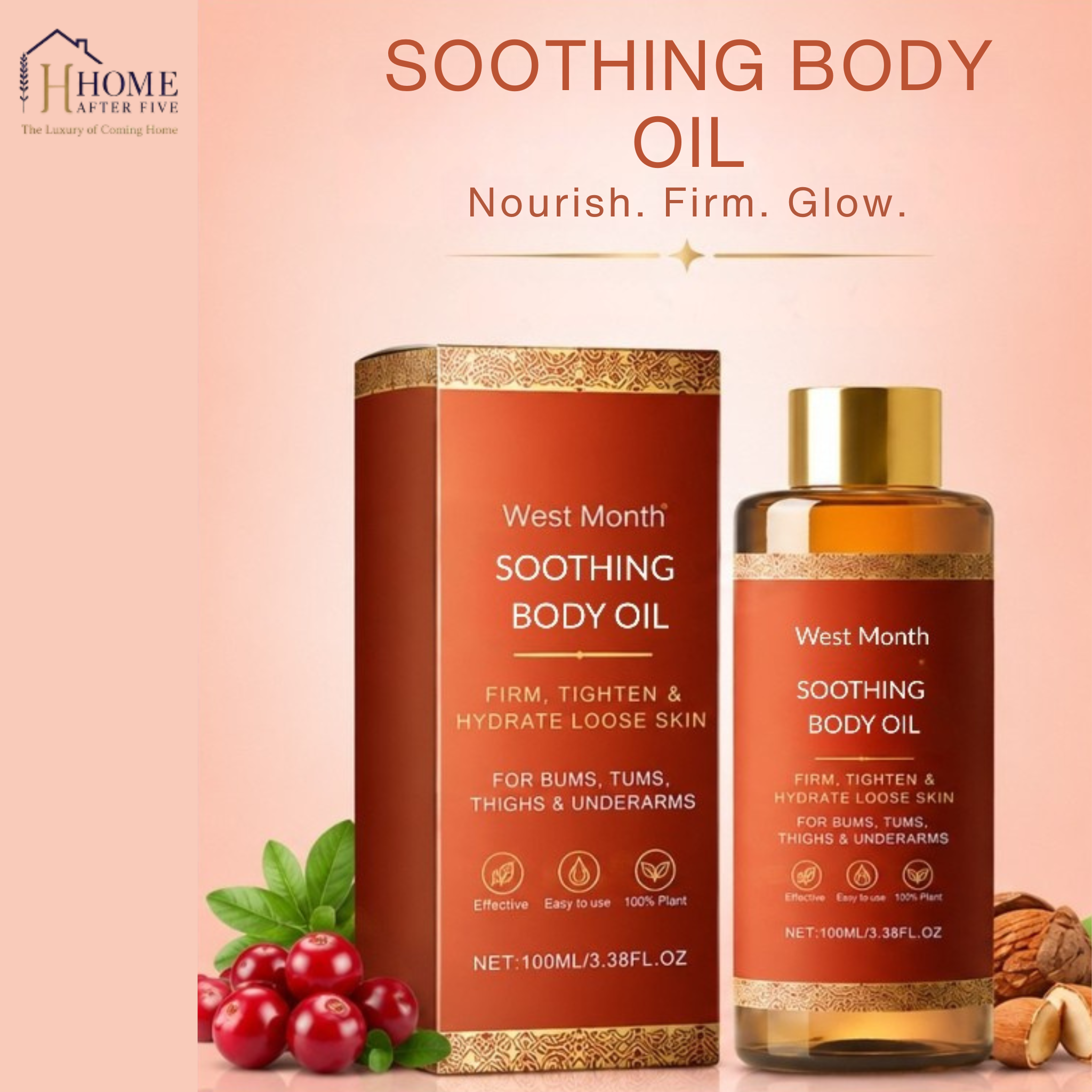Soothing Body Oil | Calming Luxury Skin Nourishment