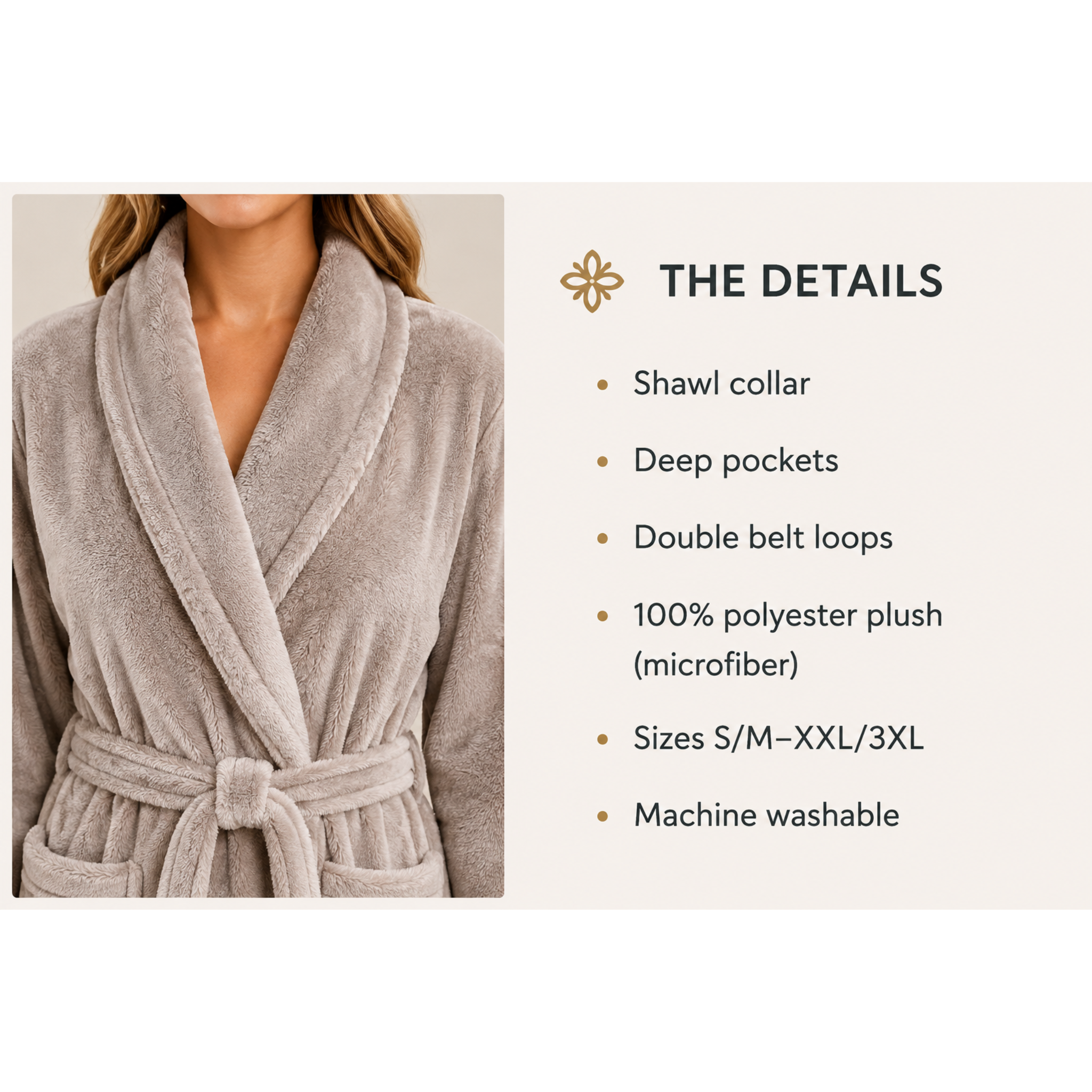 Women's Luxury Plush Bathrobe | Cloud-Soft Warmth for Every Evening