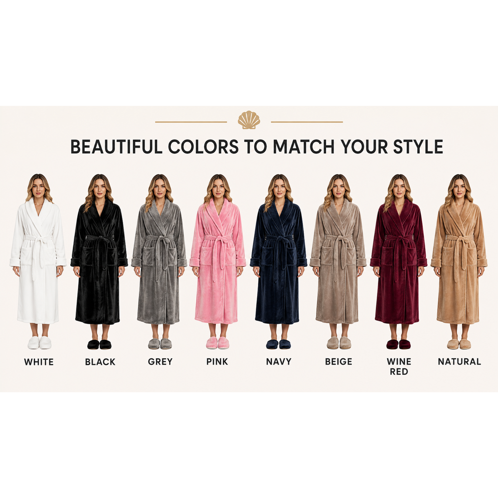 Women's Luxury Plush Bathrobe | Cloud-Soft Warmth for Every Evening