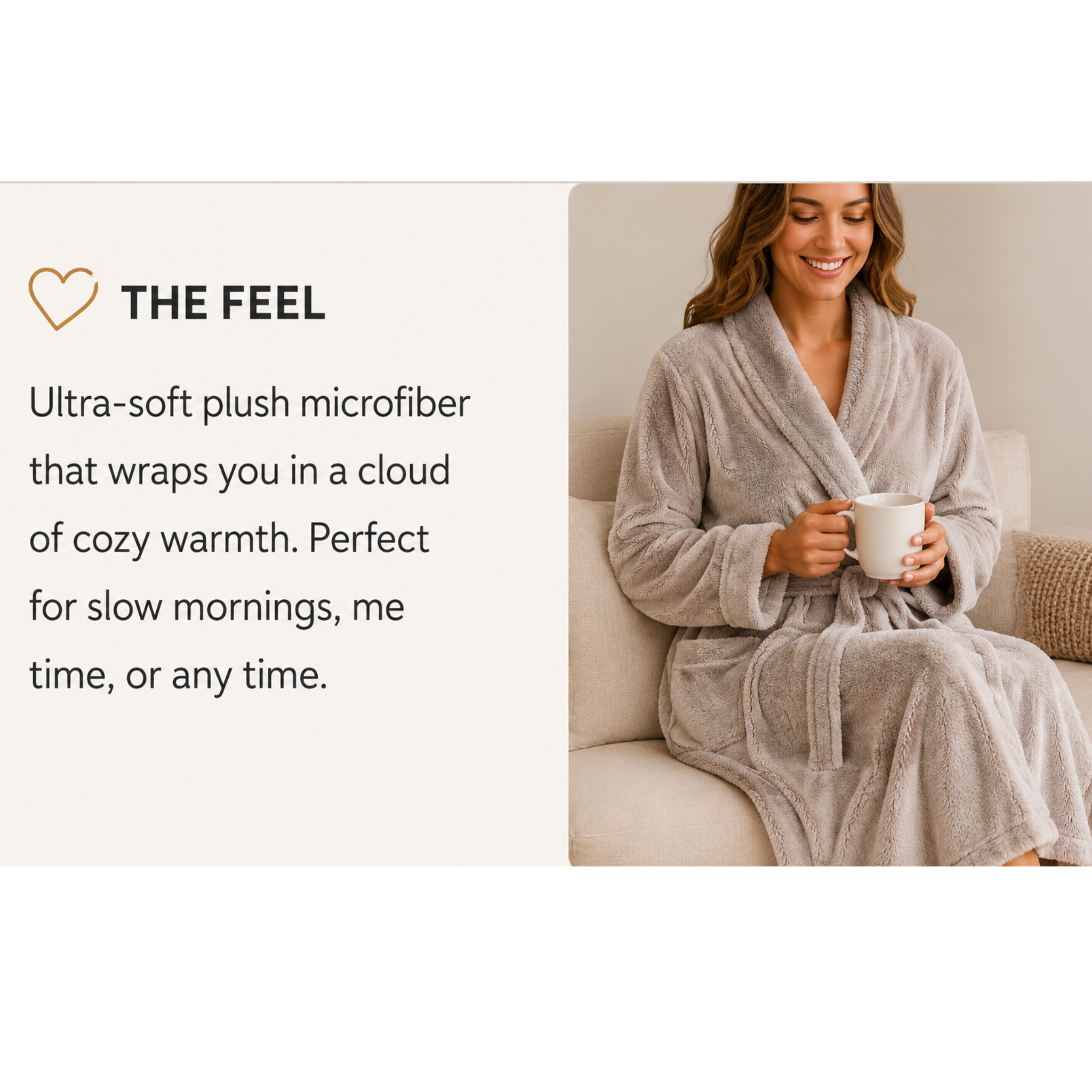 Women's Luxury Plush Bathrobe | Cloud-Soft Warmth for Every Evening