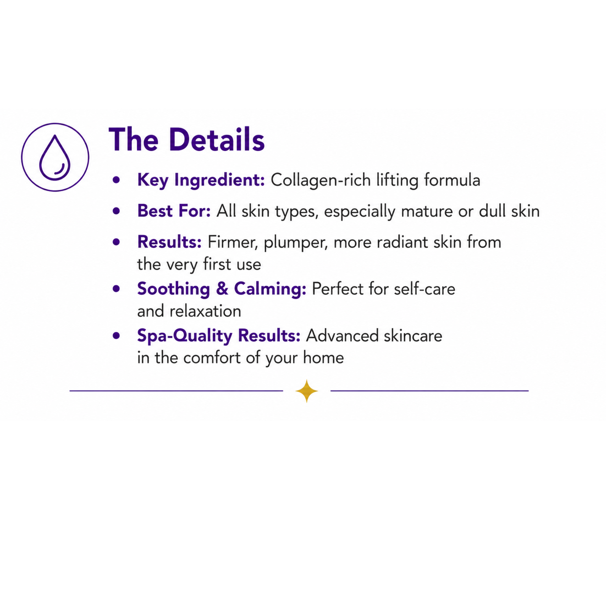 Collagen Lifting Face Mask | Anti-Aging Luxury Skin Treatment