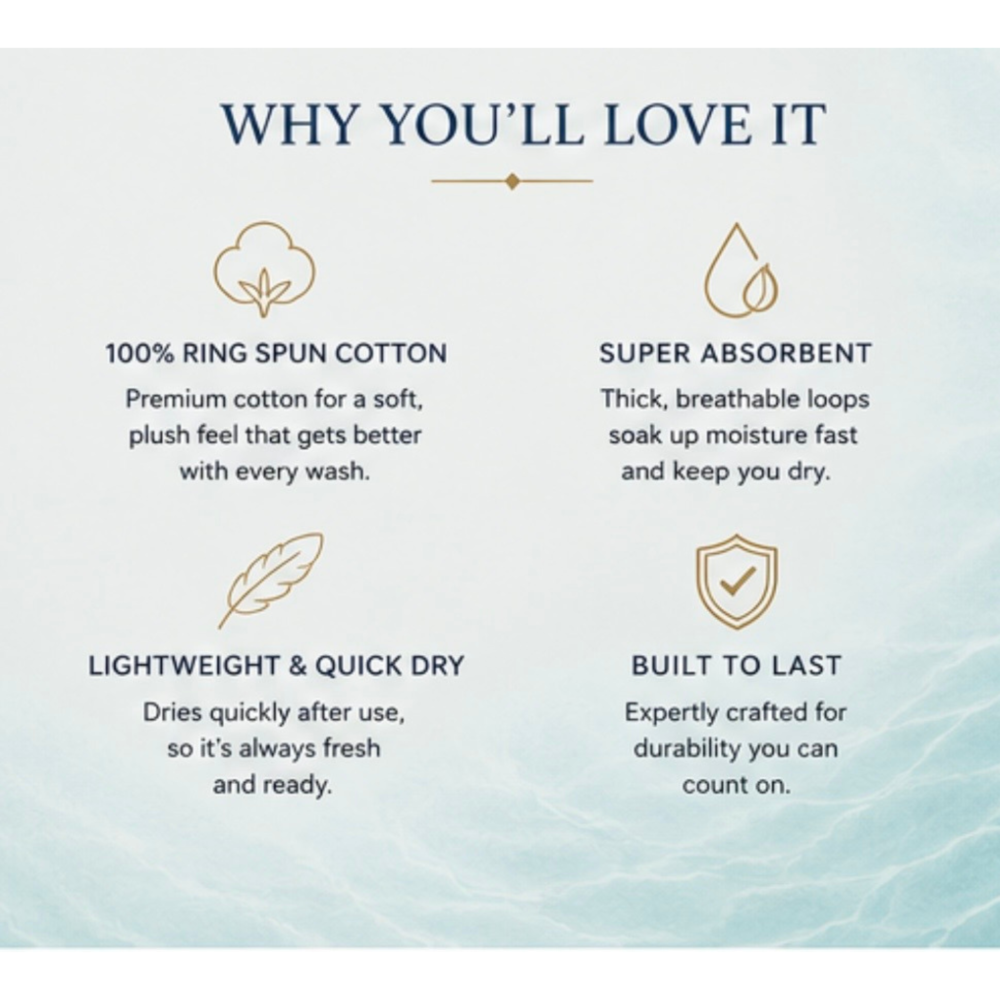 Casa Platino Luxury Bath Sheets — Set of 4 (36"x72") | Aqua Sky