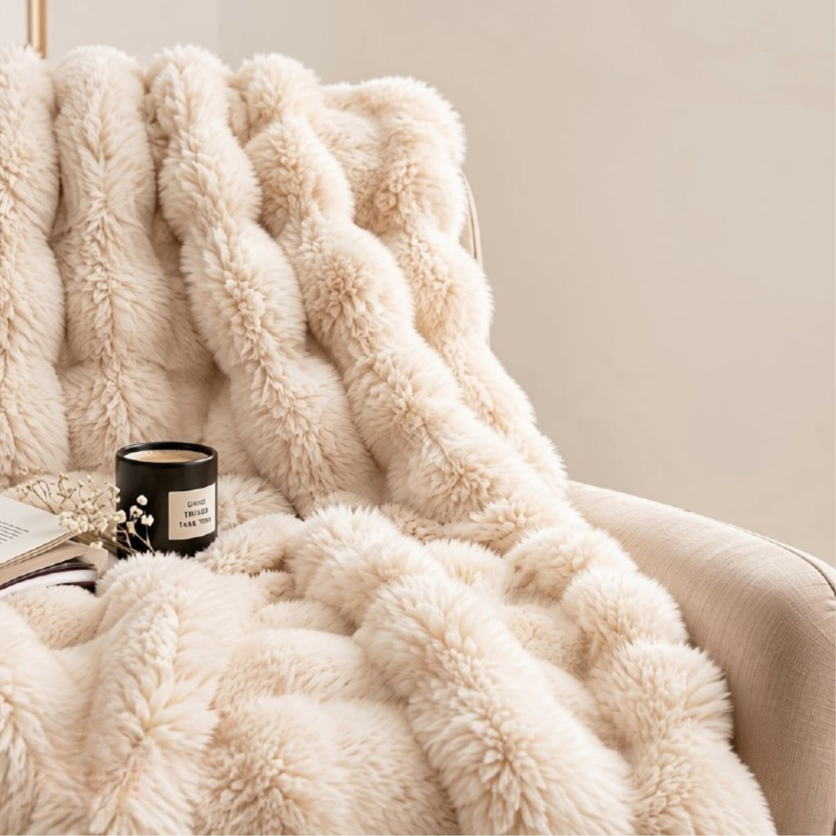 Cloud Plush Faux Fur Throw Blanket | Home After Five