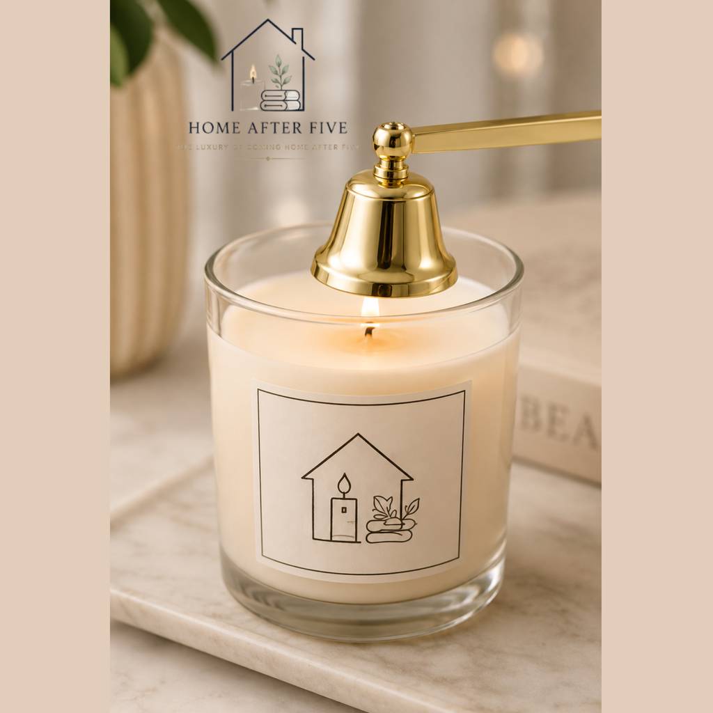Luxury Candle Care Set — Gold Wick Trimmer & Snuffer for the Perfect Burn Every Time