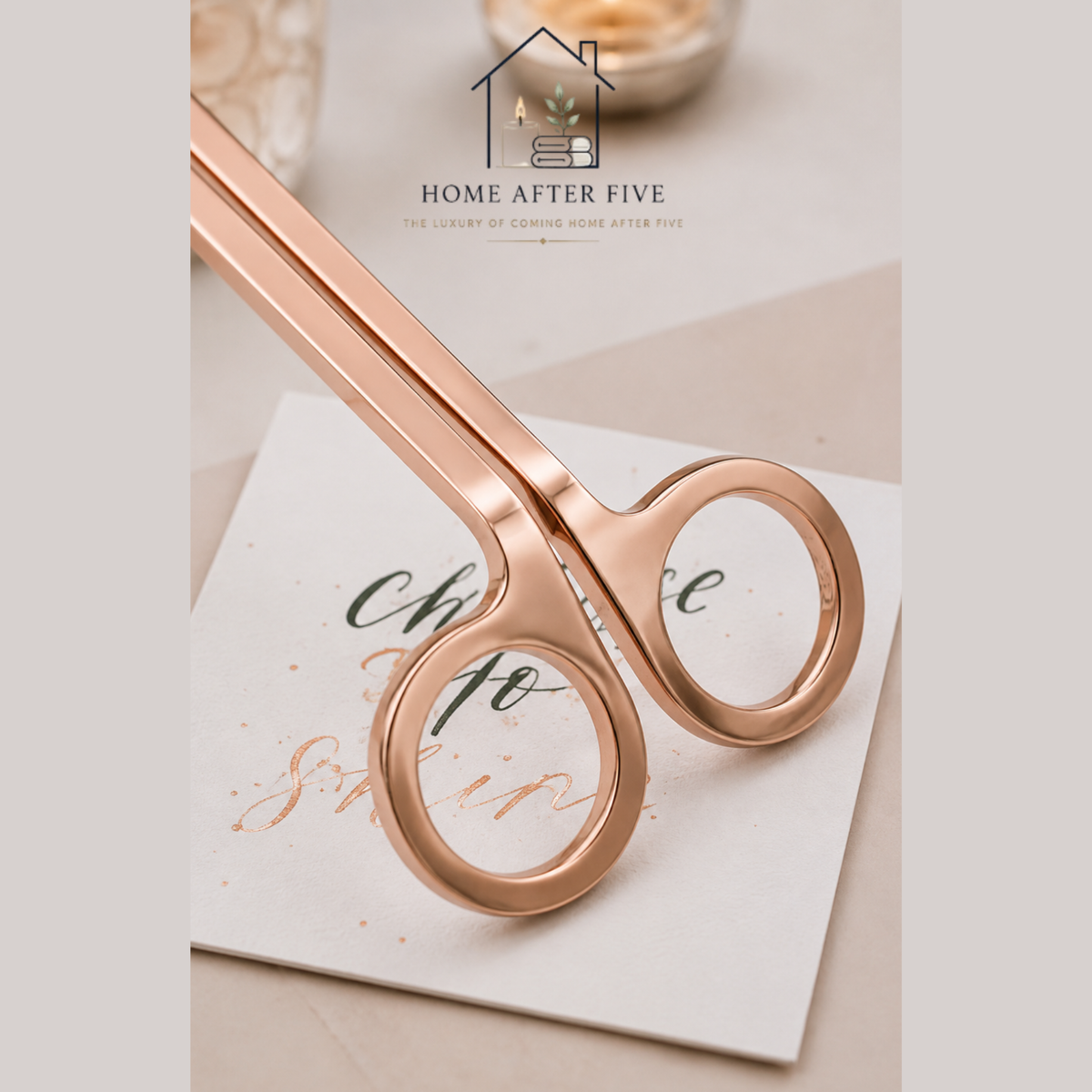 Luxury Candle Care Set — Gold Wick Trimmer & Snuffer for the Perfect Burn Every Time
