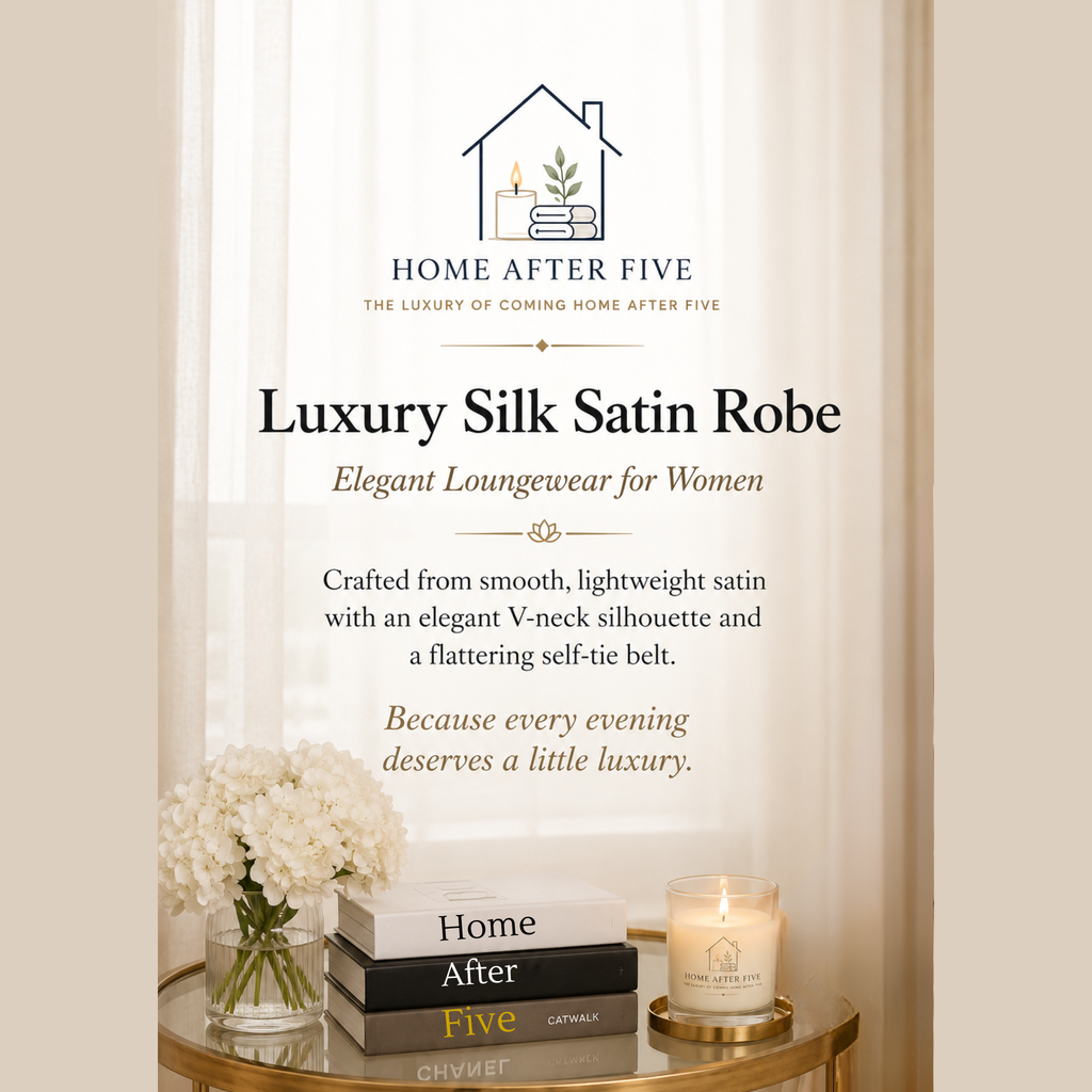 Luxury Satin Robe — Elegant Loungewear for Women
