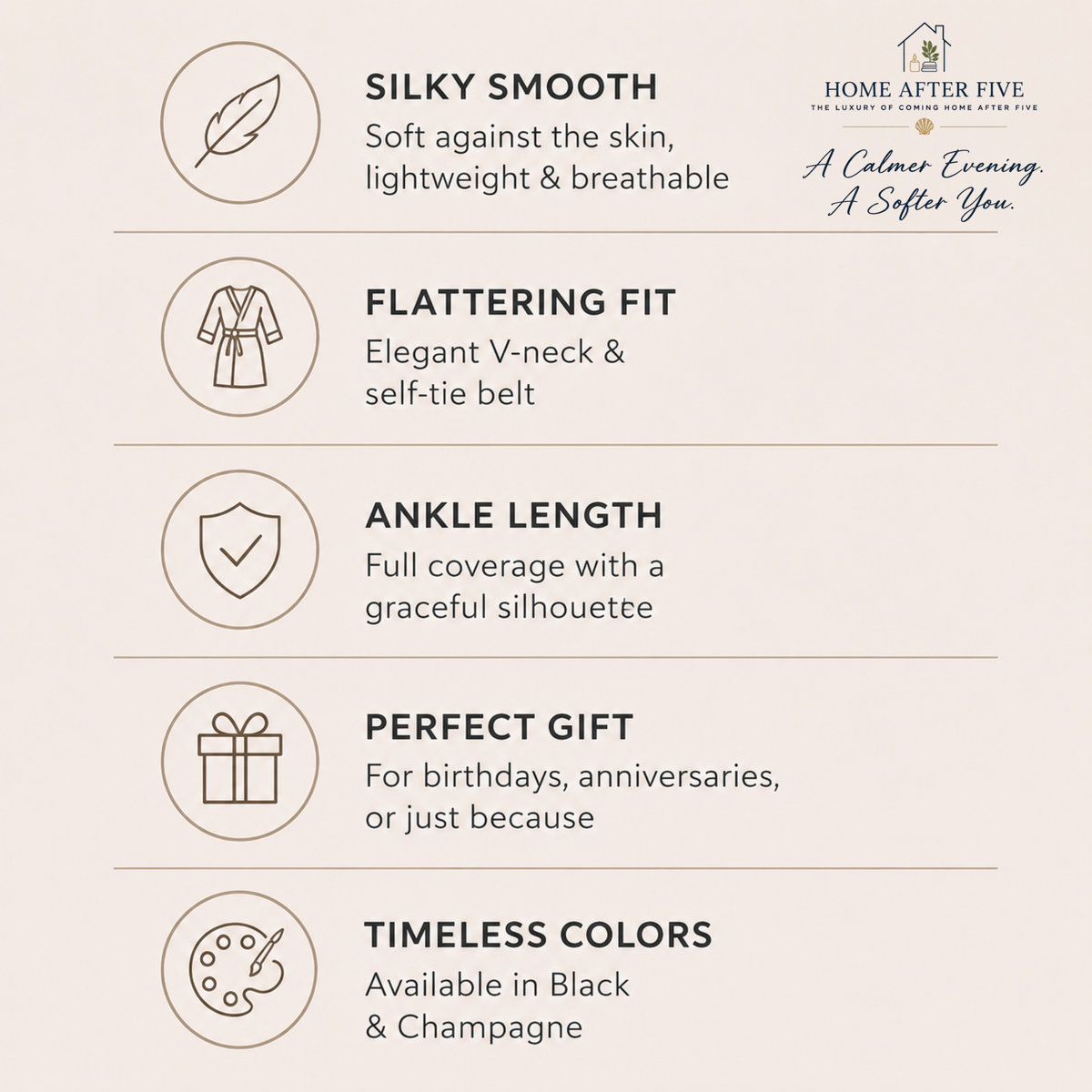 Luxury Satin Robe — Elegant Loungewear for Women