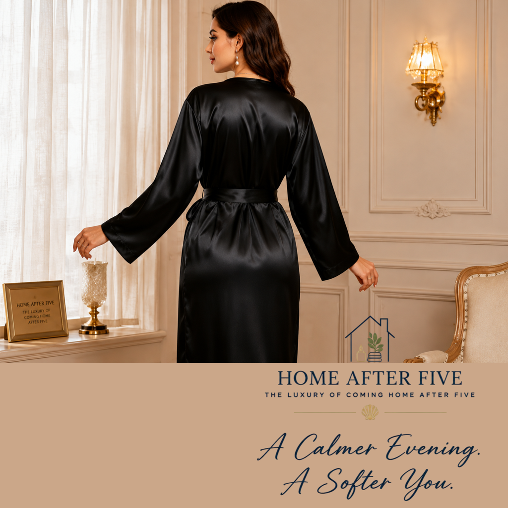 Luxury Satin Robe — Elegant Loungewear for Women