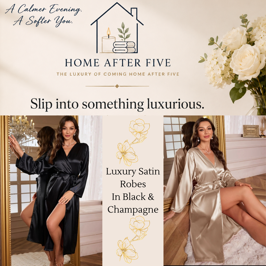 Luxury Satin Robe — Elegant Loungewear for Women