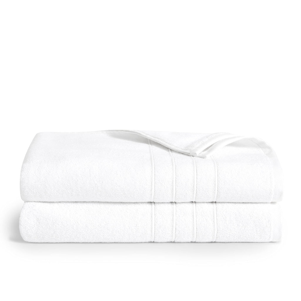 Brooklinen Bath Sheet - Set of 2 White 100% Cotton|Soft and Highly Absorbent Towels